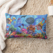 Onder het Zee Snorkeling Kinder Art Kussen (Deken)