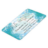 Onder het Zee sparen Onze Datum Magneet (Linkerzijde)