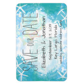 Onder het Zee sparen Onze Datum Magneet (Verticaal)