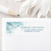 Onder het Zee Starfish Blue Glitters Etiket (Insitu)