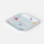 Onder het Zee Thema Paper Bord (Gebogen)