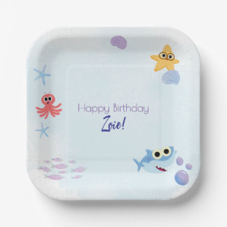Onder het Zee Thema Paper Bord