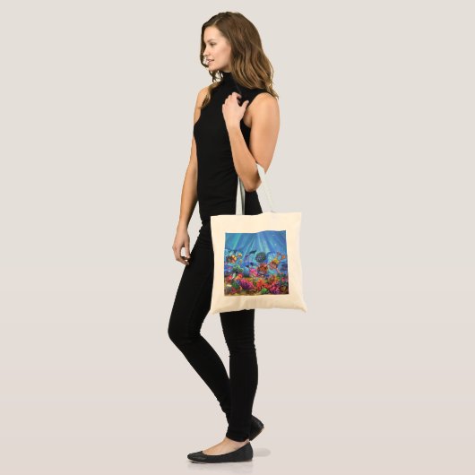 Onder het Zee Tote Bag (Voorkant (model))