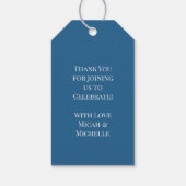 Onder het Zee Turtle Baby shower Cadeaulabel (Achterkant)