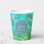 Onder het Zee Turtle Baby shower Papieren Bekers (Voorkant)