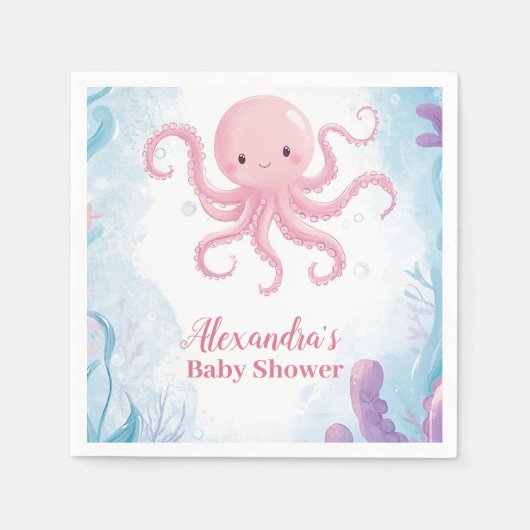 Onder het Zee vallen Servet (Voorkant)