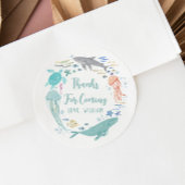 Onder het Zee Verjaardag Dank u Ronde Sticker
