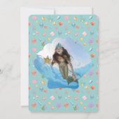 Onder het Zee verjaardagsfoto Kaart (Achterkant)