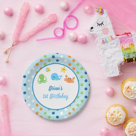 Onder het Zee/walvisdocument Bord (Feest)