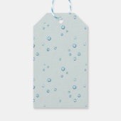 Onder het Zee Waterverf Zeemeermin Verjaardagsfees Cadeaulabel (Achterkant)