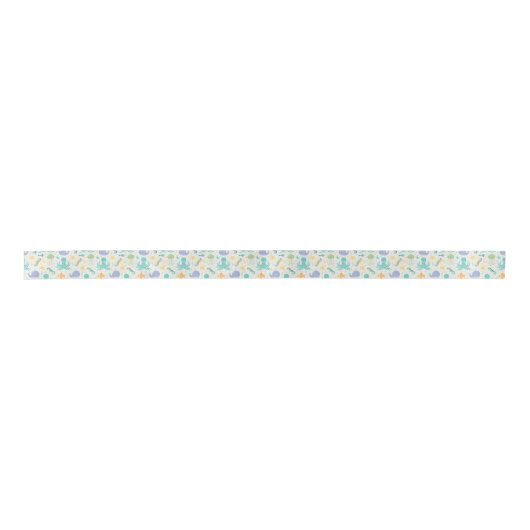 Onder het Zee Whale Pattern Lint (Voorkant)