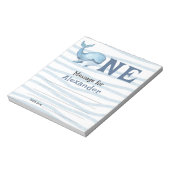 Onder het zee Whale verjaardagscapsule bericht Notitieblok (Gedraaid)