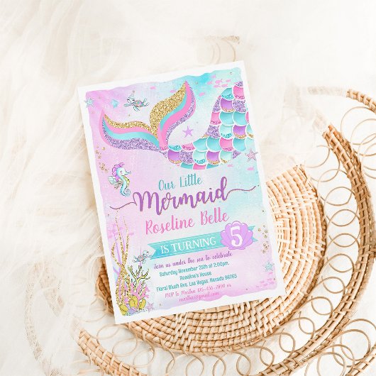 Onder het Zee Zeemeermin Kaart