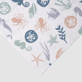 Onder het Zee Zeemeervis Tissuepapier (Detail)