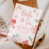 Onder het Zeeen Meisje Baby shower