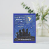 Onder hetzelfde Moon Art Briefkaart (Staand voorkant)
