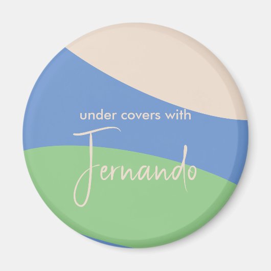 Onder Hoesjes met Fernando Magnet Magneet (Voorkant)