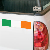 , onder Ierse vlag Bumpersticker (Op Truck)