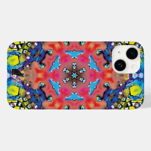 onder ium Kaleidoscoop Case-Mate iPhone Case (Achterkant (horizontaal))