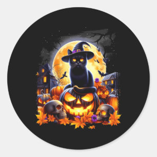 Onder Maan Ronde Sticker