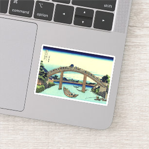 Onder Mannen Bridge in Fukagawa Sticker