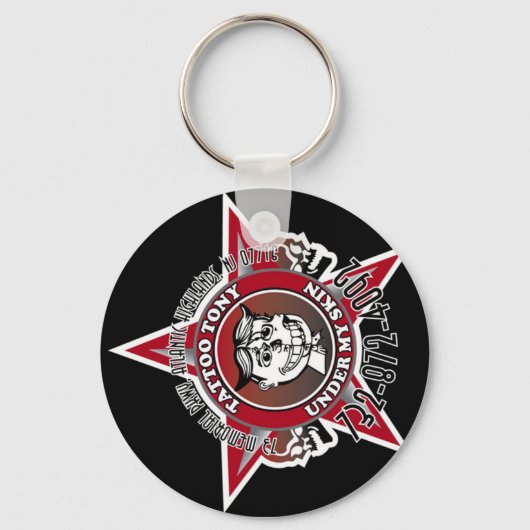 onder mijn huidsleutelketen sleutelhanger (Voorkant)