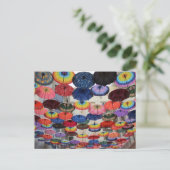 Onder mijn paraplu briefkaart (Staand voorkant)