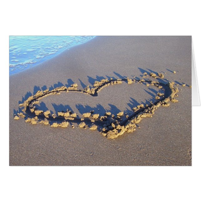 onder mijn paraplu / hart in het zand (Voorkant Horizontaal)