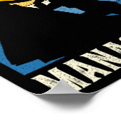 Onder New Management Groom Wedding Bachelor Party Poster (Hoek)