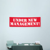 Onder Nieuwe beheerbanner Spandoek (Beurs)