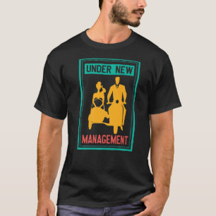 Onder Nieuwe Leiding Bachelorfeest Huwelijk Trouwe T-shirt