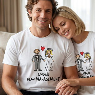 Onder Nieuwe Leiding - Grappige Trouwhumor T-shirt