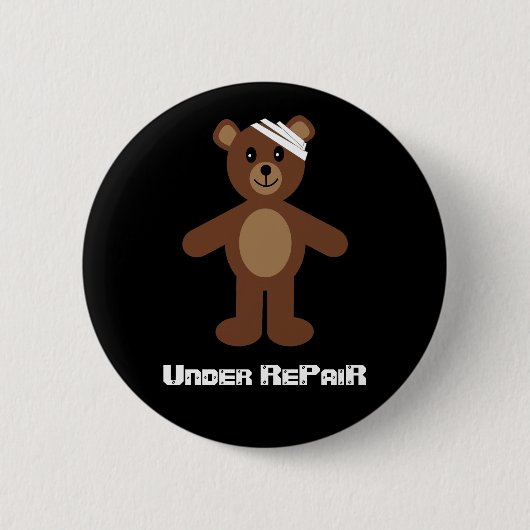 Onder RePaiR Teddy Bear badge / button (Voorkant)