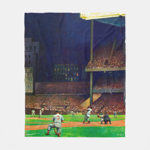 Onder The Lights door John Falter Fleece Deken