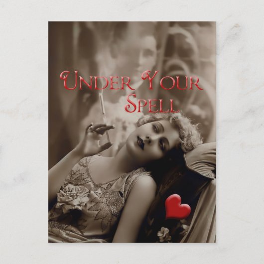 Onder Uw Valentijn Spell Feestdagenkaart (Voorkant)