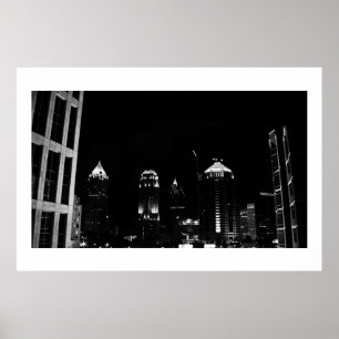 Onder verlichte Steeples Poster