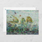 Onder volledige Sail Briefkaart (Voorkant / Achterkant)