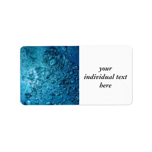 onder water 03 etiket (Voorkant)