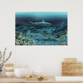 Onder water 1 poster (Keuken)