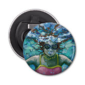 Onder water button flesopener (Voorkant)