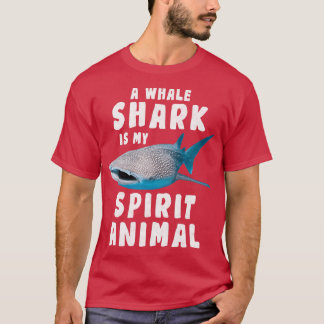 Onder water is een walvishaai mijn gedistilleerde t-shirt