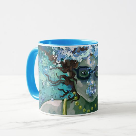 Onder water mok (Voorkant links)