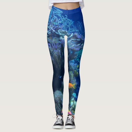 Onder water Ocean World en Summer Story Leggings (Voorkant)