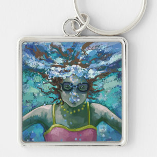 Onder water sleutelhanger