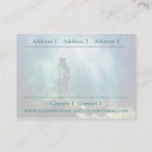 Onder water - Visitekaartje (Achterkant)