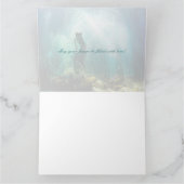 Onder water - Wenskaart Kaart (Binnen)