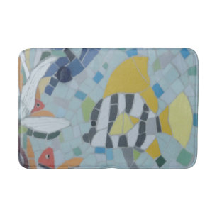 Onder water World Moonfish Mosaic Bathmat Badmat