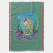 Onder WaterHorse Deken (Voorkant Verticaal)