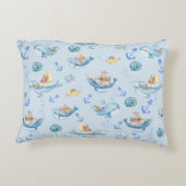 Onder Zee Creaters & Marine Life Accent Kussen (Achterkant)