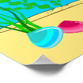 Onder Zee Cute Poster (Hoek)